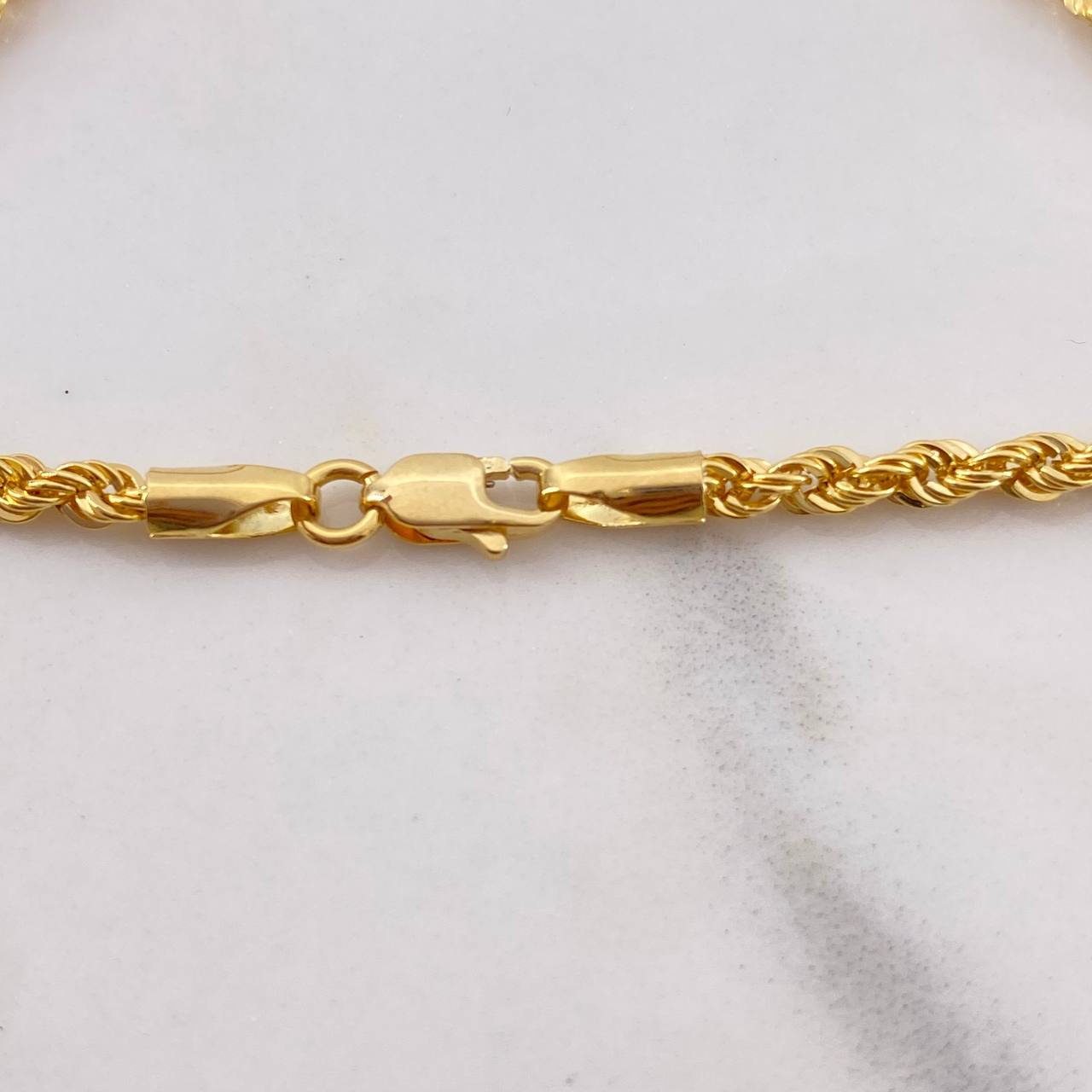 Pulso Lazo 2.2gr / 19cm / 3mm Oro Amarillo +3 &