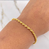 Pulso Lazo 2.2gr / 19cm / 3mm Oro Amarillo +3 &