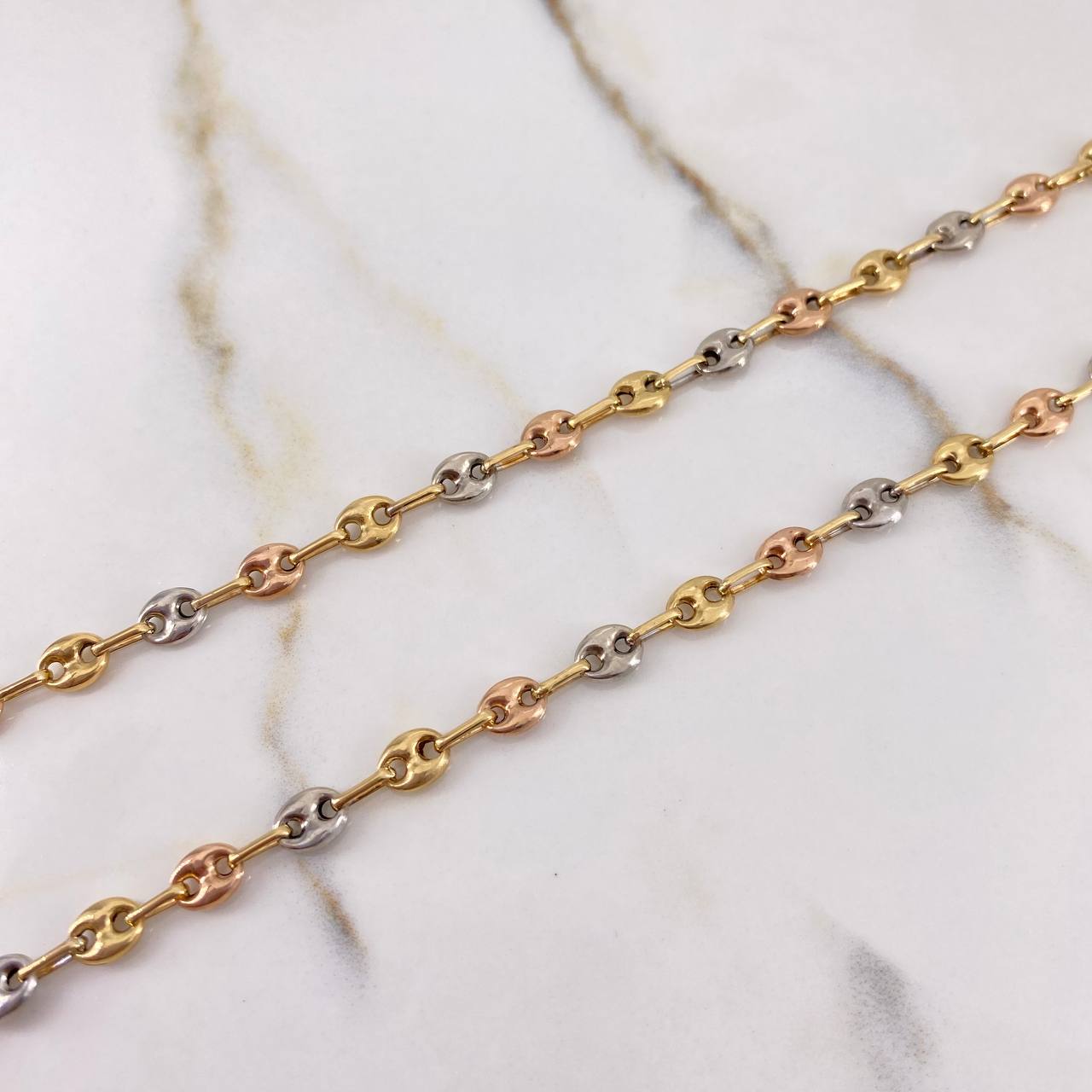 Cadena GC 10.3gr / 60cm / 5mm Tres Oros &