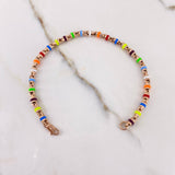 Pulso Rustico 11.95gr / 20cm / Cauchos Colores Oro Rosa $