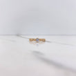 Anillo Solitario Churumbela 1.85gr / T7 1/4 / Circones Blancos Oro Amarillo $