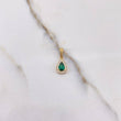 Dije Halo Gota 1gr / 1.7cm / Circones Verde Blancos Oro Amarillo $