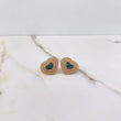 Topos Corazon 4.7gr / Circones Verdes Blancos Oro Amarillo $