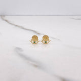 Topos Ojo Mistico 0.65gr / Circon Verde Oro Amarillo &