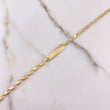 Pulso Bebé Ojiva 1.6gr / 16cm / 3mm Placa Rectangular Curva Liso Oro Amarillo $