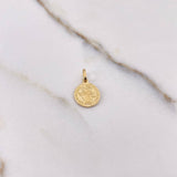 Dije San Benito 0.85gr / 1.6cm / Plano Oro Amarillo $