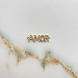 Herraje Amor 1.5gr / 3cm / Circones Blancos Oro Amarillo $
