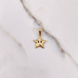 Dije Estrella 1.15gr / 2cm / Liso Oro Amarillo $
