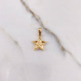 Dije Estrella 1.15gr / 2cm / Liso Oro Amarillo $