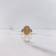 Anillo Virgen Milagrosa 3.5gr / T6 1/2 / Circones Fucsias Verdes Blancos Oro Amarillo $