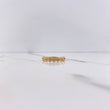 Anillo Flores 2.25gr / T6 3/4 / Circones Rosados Oro Amarillo $