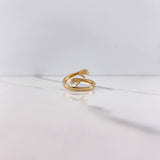 Anillo Abrazo 2.65gr / T5 1/2 / Oro Amarillo $