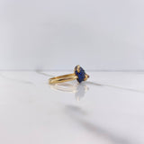 Anillo Rostro Oso 3.95gr / T6 3/4 / Circones Verdes Azules Oro Amarillo $