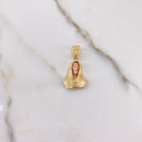 Dije Rostro de Cristo 3.25gr / 2.8cm / Tres Oros $