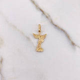 Dije San Miguel Arcángel 1.3gr / 2.7cm / Oro Amarillo $