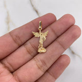 Dije San Miguel Arcángel 1.3gr / 2.7cm / Oro Amarillo $