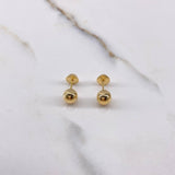Topos Bola 0.55gr / 6mm Lisa Oro Amarillo $