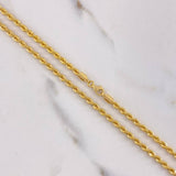 Cadena Lazo 7.15gr / 60cm / 3mm Oro Amarillo +3 $