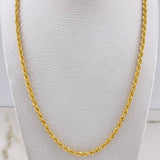 Cadena Lazo 7.15gr / 60cm / 3mm Oro Amarillo +3 $