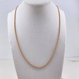 Cadena Lazo Intricado 4.8gr / 50cm / 1.3mm Oro Rosa +3 $
