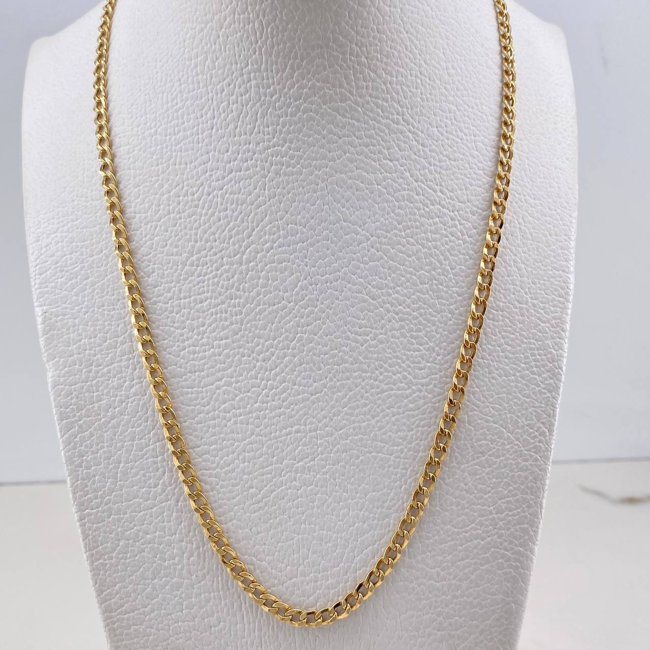Cadena Cubana 6.75gr / 60cm / 4mm Oro Amarillo +0 $