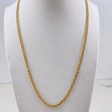 Cadena Cubana 6.75gr / 60cm / 4mm Oro Amarillo +0 $