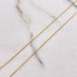 Cadena Mini Cubana 1.8gr / 45cm / 1mm Oro Amarillo +1 $