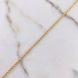 Pulso Militar 4.3gr / 20cm / 3mm Oro Amarillo +3 $