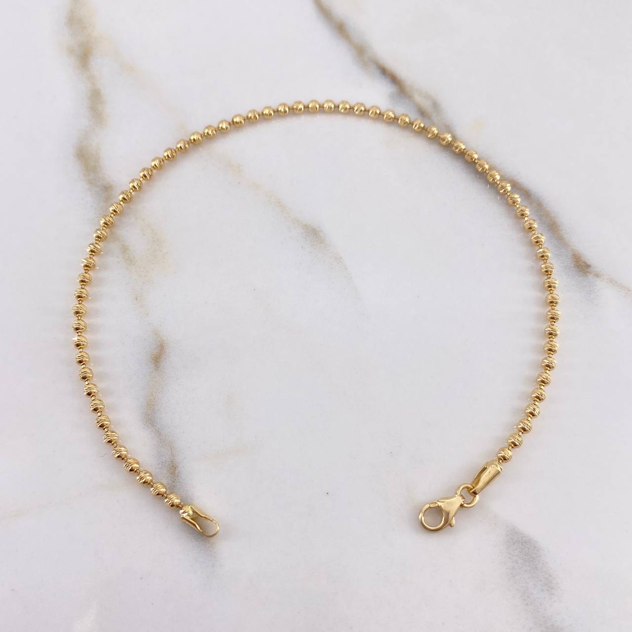 Pulso Militar 4.3gr / 20cm / 3mm Oro Amarillo +3 $