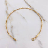 Pulso Militar 4.3gr / 20cm / 3mm Oro Amarillo +3 $