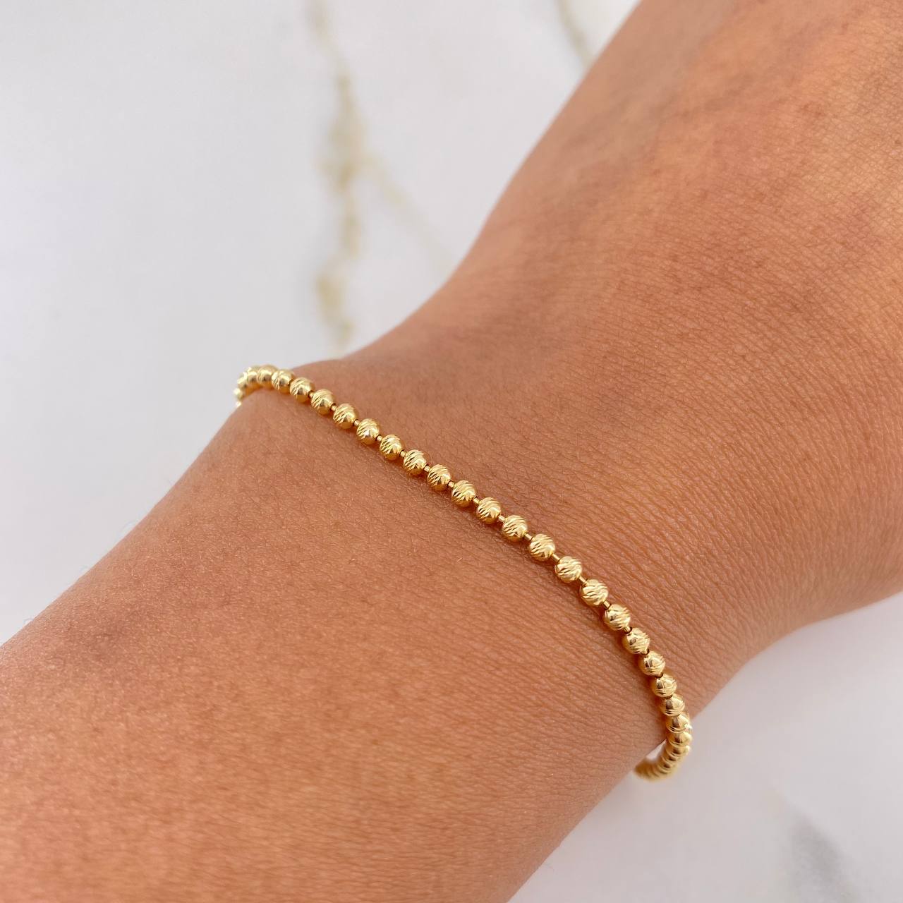 Pulso Militar 4.3gr / 20cm / 3mm Oro Amarillo +3 $