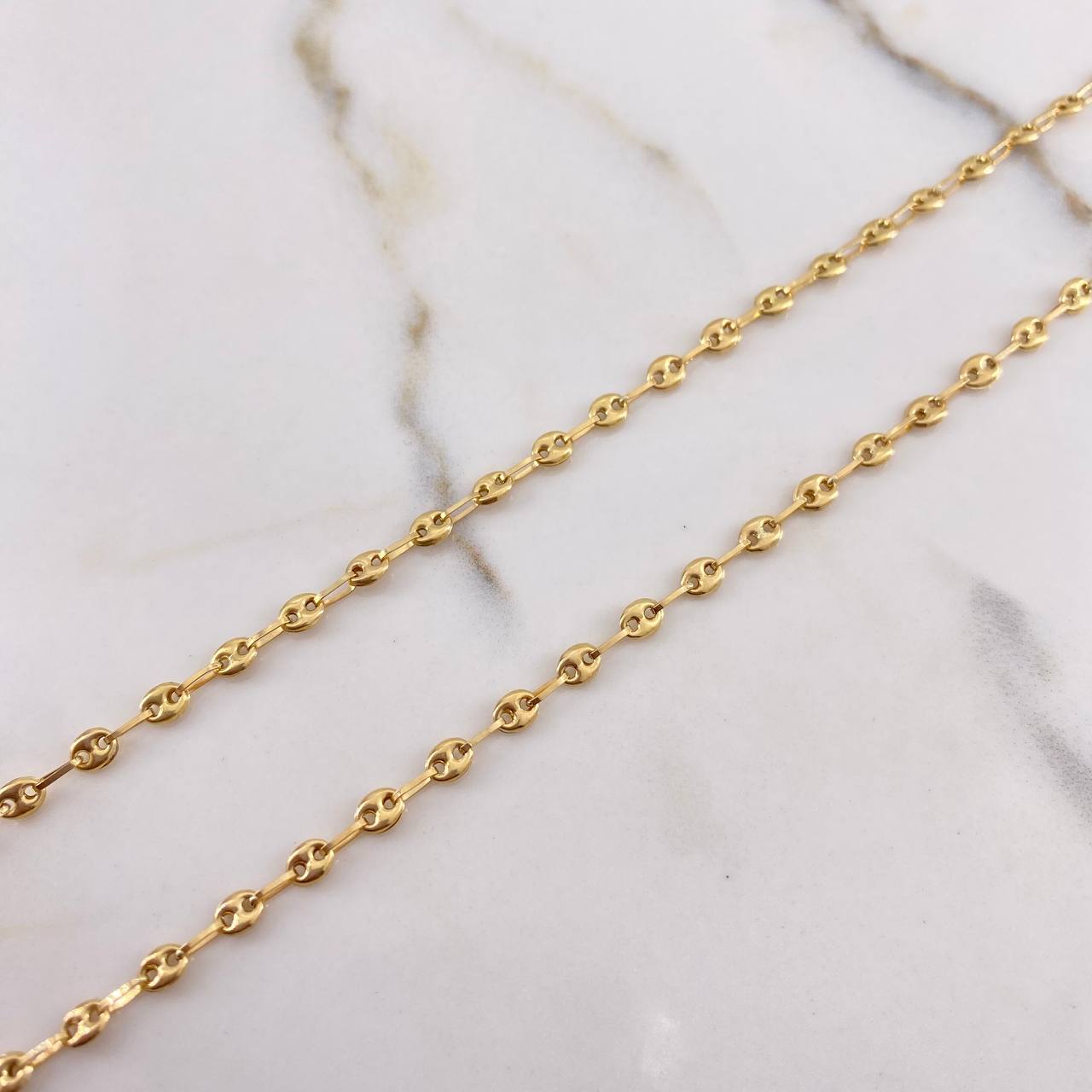 Cadena GC 6gr / 60cm / 4mm Oro Amarillo $