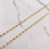 Cadena GC 6gr / 60cm / 4mm Oro Amarillo $