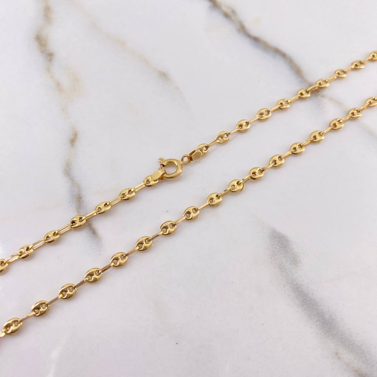 Cadena GC 6gr / 60cm / 4mm Oro Amarillo $