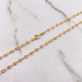 Cadena GC 6gr / 60cm / 4mm Oro Amarillo $