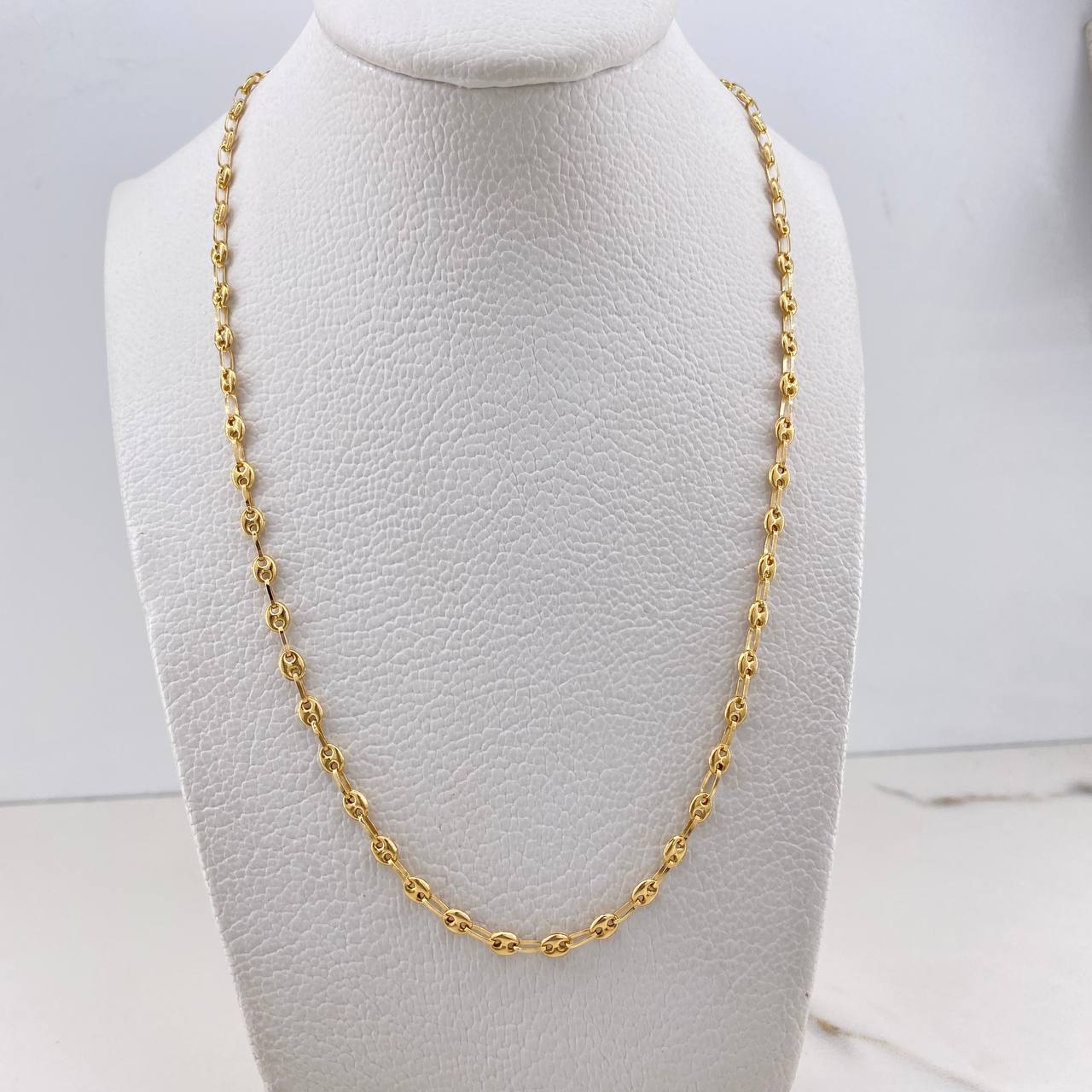 Cadena GC 6gr / 60cm / 4mm Oro Amarillo $