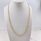 Cadena GC 6gr / 60cm / 4mm Oro Amarillo $