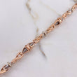 Pulso Dubai 30.2gr / 22cm / Dos Oros Blanco Rosa $