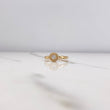 Anillo BV 1.6gr / T6 / Circon Blanco Oro Amarillo &