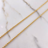 Cadena Lazo 3.05gr / 50cm / 3mm Oro Amarillo +3 &
