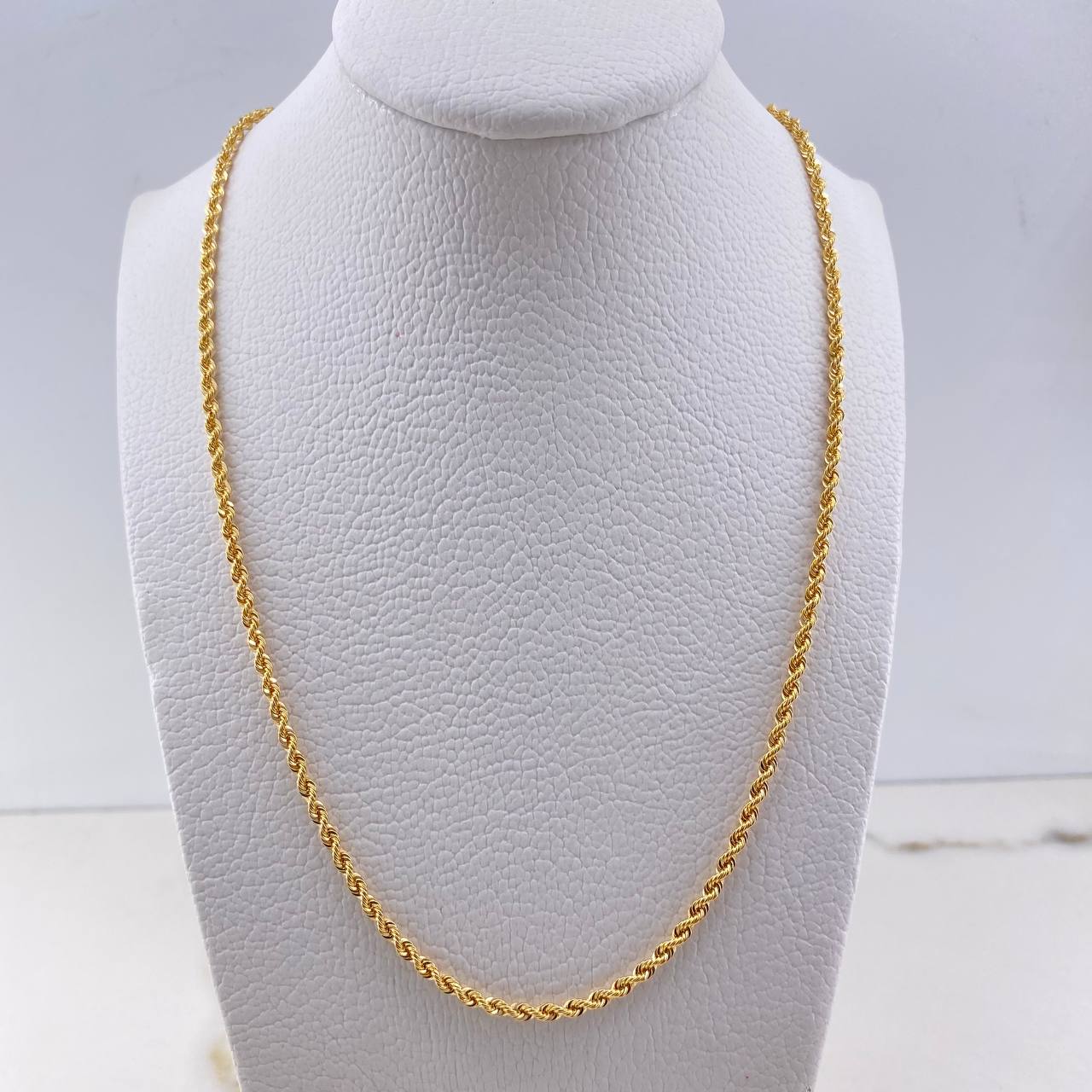 Cadena Lazo 3.05gr / 50cm / 3mm Oro Amarillo +3 &