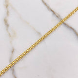 Pulso Chino 2.5gr / 21cm / 4mm Oro Amarillo +1 &