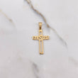 Dije Cruz Jesus 1.9gr / 3.4cm / Silueta Oro Amarillo &