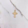 Dije Cruz Rostro de Cristo 1.7gr / 2.7cm / Oro Amarillo &