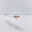 Anillo Corona 15s 2.1gr / T7 / Circones Blancos Oro Amarillo &