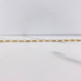 Tobillera GC 4.15gr / 25.6cm / 4.6mm Lisa Oro Amarillo 18K &