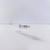 Anillo Solitario 2.35gr / T6 1/2 / Circon Blanco Oro Blanco $