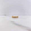 Anillo Corona Reina 1.85gr / T6 1/2 / Circones Blancos Oro Amarillo $