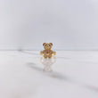 Anillo Oso 3.65gr / T5 3/4 / Circones Colores Oro Amarillo $