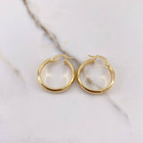 Candongas Nati 2.7gr / 2.4cm / Lisas Oro Amarillo $